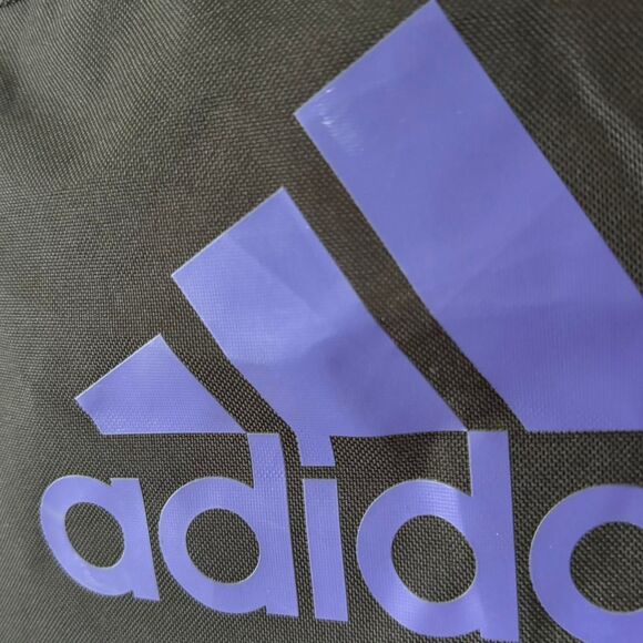 ADIDAS Diablo Medium Duffle Bag Black Purple Teal Gym Travel Sports - Picture 3 of 3